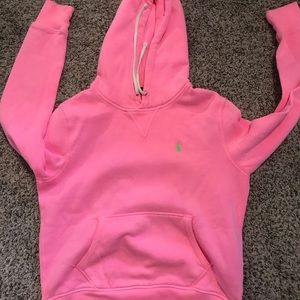 Hot Pink Ralph Lauren Hoodie *worn twice*